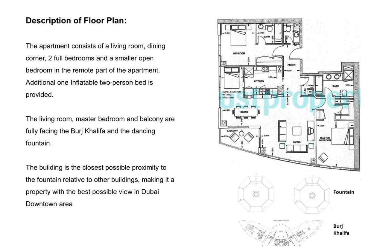 Elite Royal Apartment - Full Burj Khalifa & Fountain View - 2 Bedrooms And 1 Open Bedroom Without Partition Ντουμπάι Εξωτερικό φωτογραφία